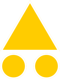 balise VTT jaune