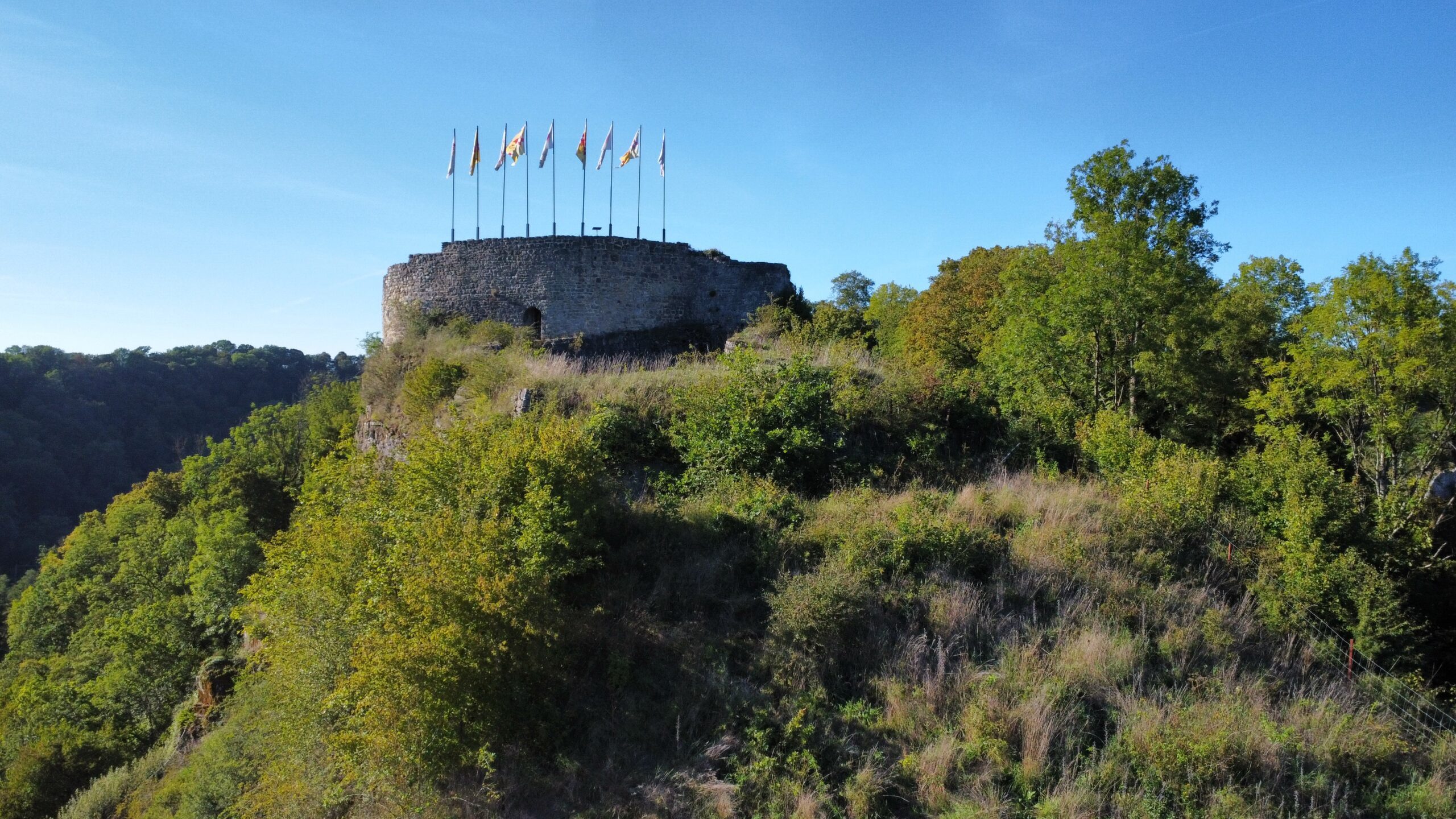 Château fort de Logne enfant